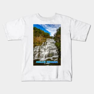 Hector Falls Finger Lakes New York Kids T-Shirt